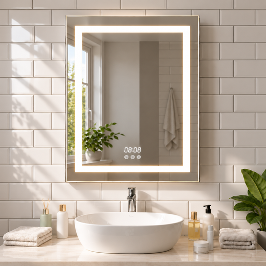 Keonjinn LED Bathroom Mirror Cabinet