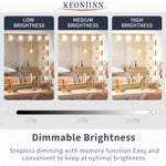 dimmable brightness hollywood makeup mirror