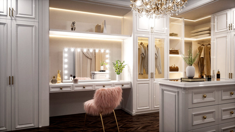 hollywood lighted makeup mirror