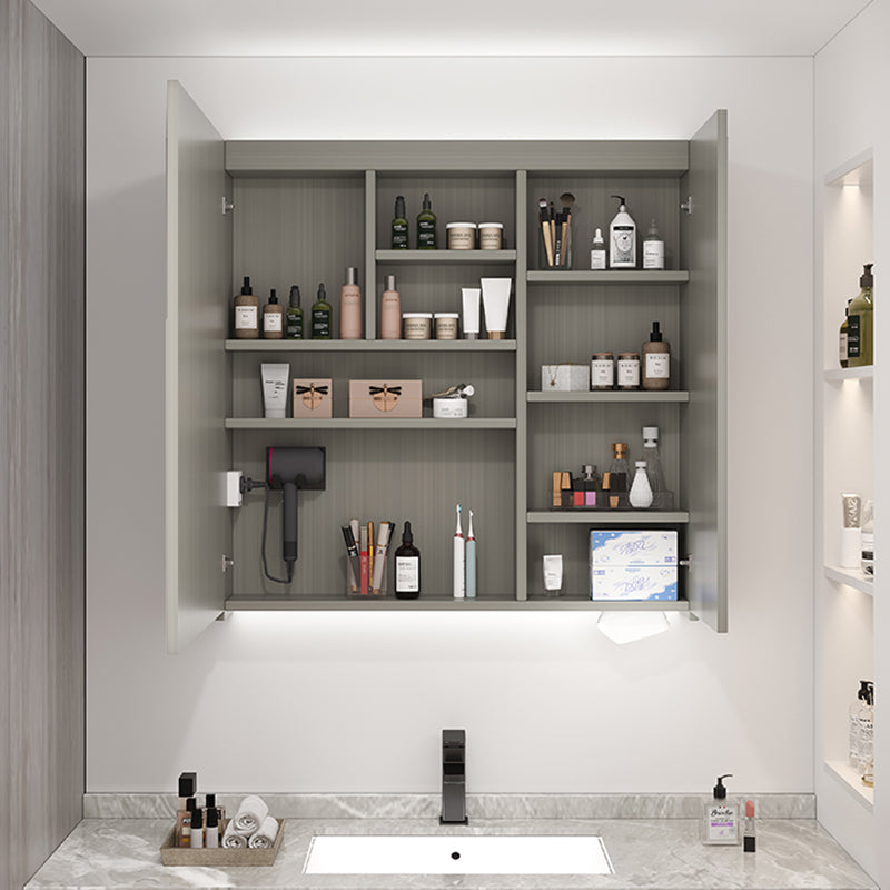 keonjinn custom made led lighted bathroom medicine mirror cabinet with lights