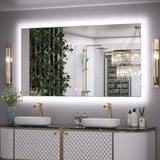 KeonJinn ETL Certificated Backlit LED Bathroom Mirror