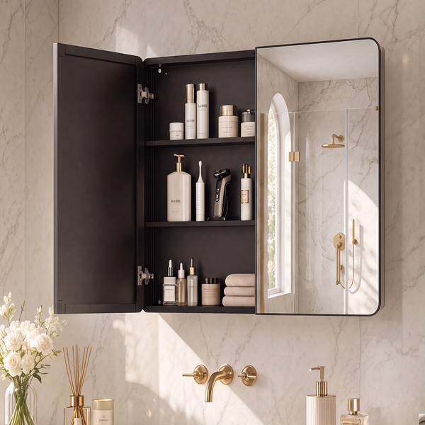 Keonjinn Rounded Rectangle Framed Medicine Cabinet