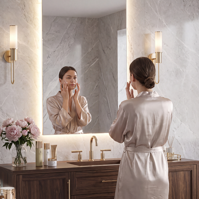 Keonjinn Backlit LED Bathroom Mirror