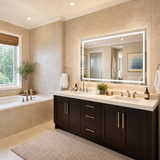 Keonjinn Frontlit & Backlit LED Bathroom Mirror