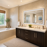 Keonjinn Frontlit & Backlit LED Bathroom Mirror