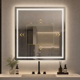 Keonjinn Smart Bluetooth LED Bathroom Mirror