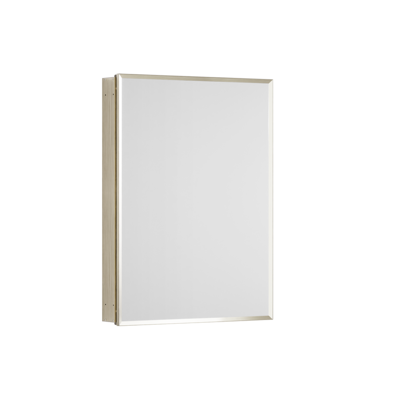 09Bathroom Medicine Cabinets with Mirror Surface/Recessed Mount Storage with Tempered Glass