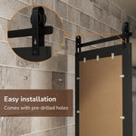 Natural Wooden Farmhouse Barn Door Mirror Rustic Wood Framed Bathroom Vanity Mirror for Wall