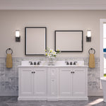 Beveled Bathroom Vanity Mirror Metal Framed Over Sink Wall Mirror Horizontal/Vertical