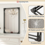 Vintage Vanity Mirror Decorative Wall Mirror Metal Framed Mirrors for Wall