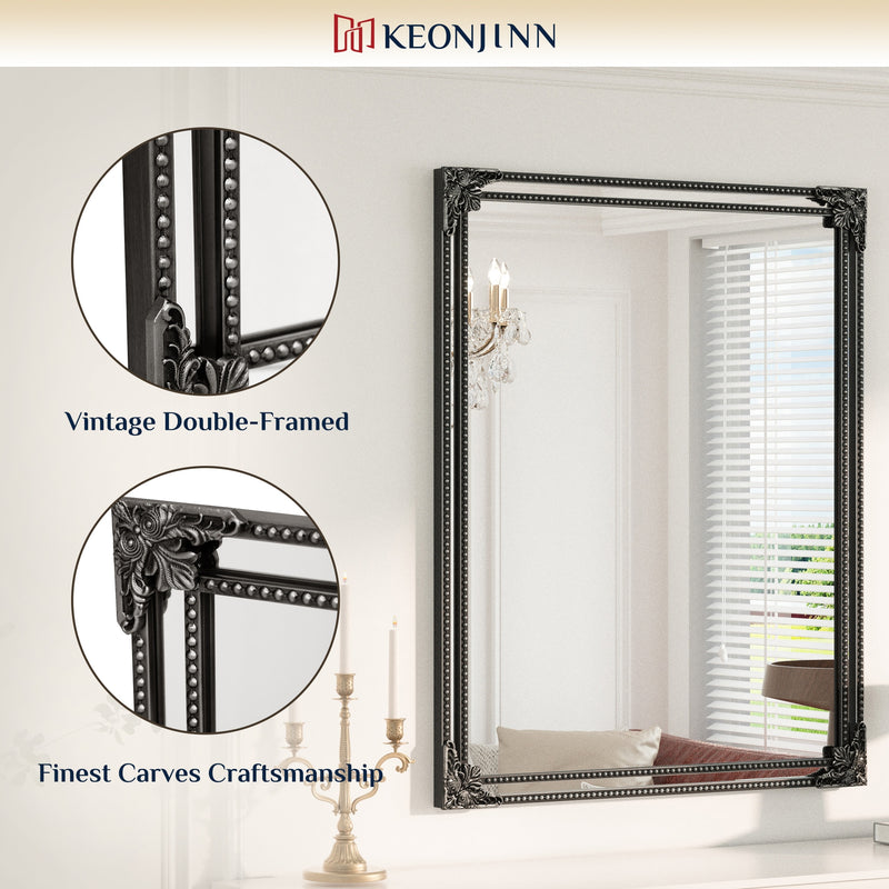 Vintage Vanity Mirror Decorative Wall Mirror Metal Framed Mirrors for Wall