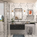 Bathroom Vanity Mirror Metal Framed Over Sink Horizontal/Vertical