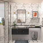 Bathroom Vanity Mirror Metal Framed Over Sink Horizontal/Vertical