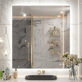 KeonJinn ETL Certificated Backlit LED Bathroom Mirror