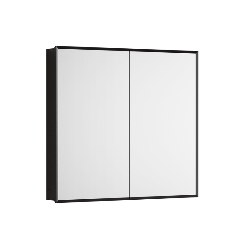 09Bathroom Medicine Cabinets with Mirror Surface/Recessed Mount Storage with Tempered Glass