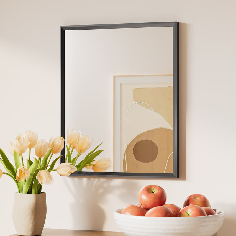 Keonjinn Bathroom Mirrors Rectangle Framed Wall Mirror
