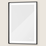 Rechteckiger Wand-LED-Badezimmerspiegel mit Front- und Hintergrundbeleuchtung