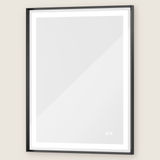 Rechteckiger Wand-LED-Badezimmerspiegel mit Front- und Hintergrundbeleuchtung