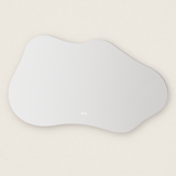 Keonjinn Irregular Backlit LED Bathroom Mirror