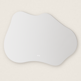 Keonjinn Irregular Backlit LED Bathroom Mirror