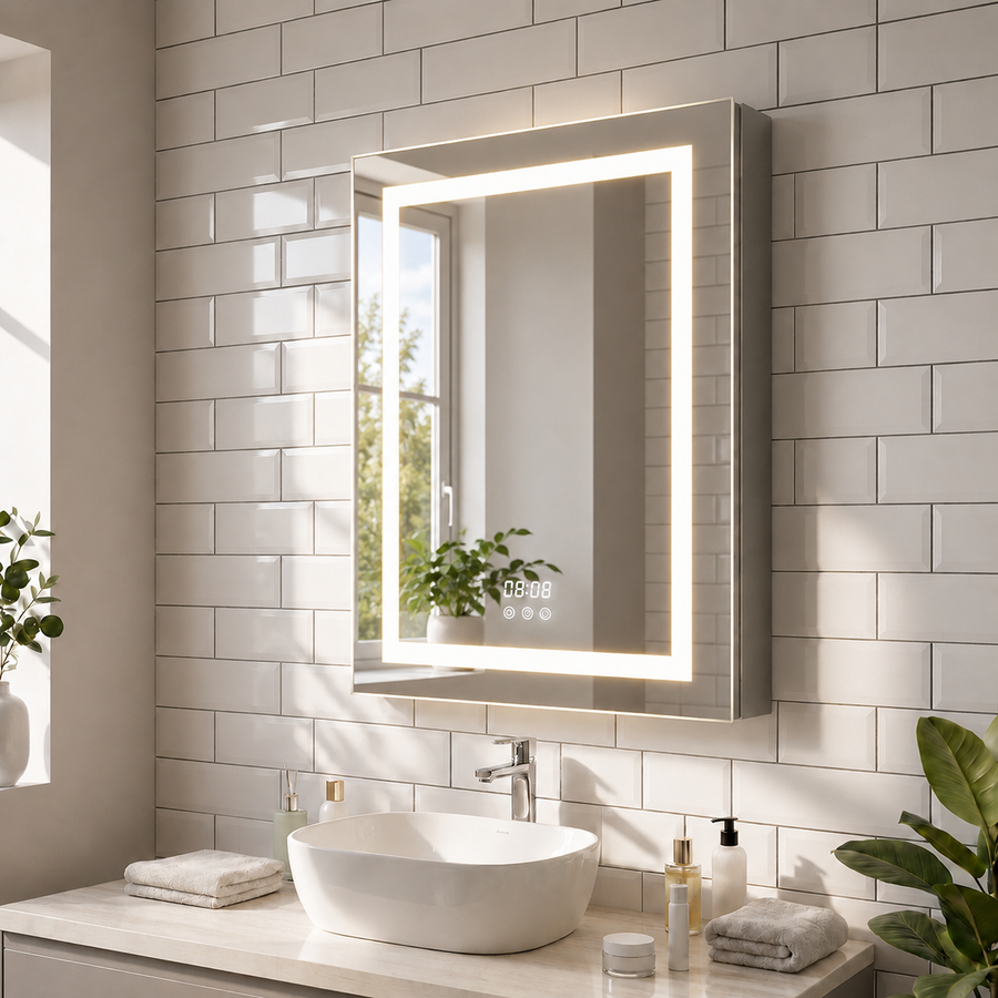 Keonjinn LED Medicine Cabinet Mirror