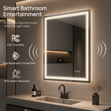 Keonjinn Smart Bluetooth LED Bathroom Mirror