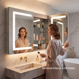 Keonjinn LED Bathroom Mirror Cabinet
