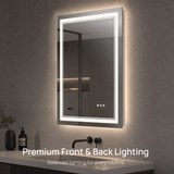 Keonjinn Smart Bluetooth LED Bathroom Mirror