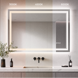 Keonjinn Smart Bluetooth LED Bathroom Mirror
