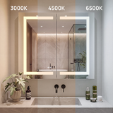 Keonjinn LED Bathroom Mirror Cabinet