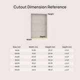 Keonjinn Rectangle Framed Medicine Cabinet