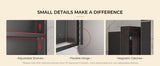 Bathroom Medicine Cabinets with Mirror Stainless Steel Framed Recessed Wall Mounted