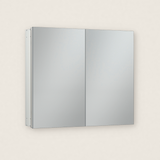 Keonjinn Aluminum Medicine Cabinet with Mirror
