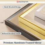Keonjinn Bathroom Mirrors Rectangle Framed Wall Mirror