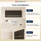 Keonjinn Bathroom Mirrors Rectangle Framed Wall Mirror