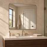 Keonjinn Deep-Frame Metal Framed Bathroom Mirror - 36"W x 36"H
