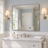 Keonjinn Deep-Frame Metal Framed Bathroom Mirror - 36"W x 36"H