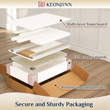 Frameless Surface/Recessed Aluminum Mirrored Rectangle Medicine Cabinet With Adjustable Shelves