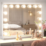 Hollywood Makeup Mirror with dimmable LED bulbs Natural White light makeup mirror