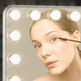 KeonJinn ON SALE Hollywood Lighted Makeup Mirror 3 Color Dimmable LED Bulbs