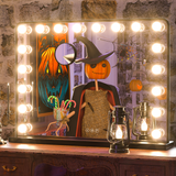 KeonJinn Hollywood Lighted Makeup Mirror 3 Color Dimmable LED Bulbs