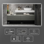 KeonJinn ETL Certificated Backlit Smart LED Bathroom Wall Mirror