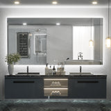 keonjinn backlit bathroom mirror anti fog dimmable brightness